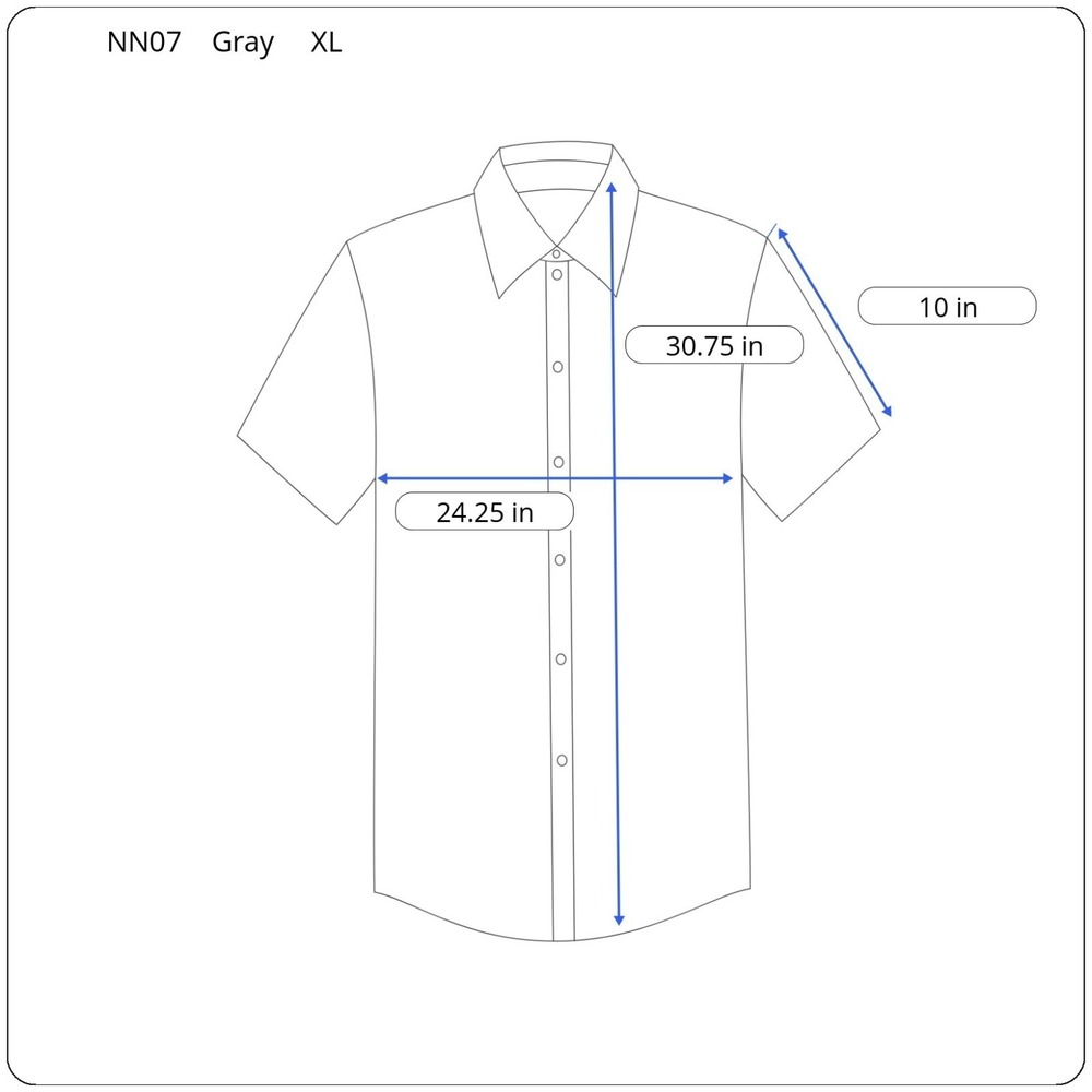 NN07 No Nationality Linen Blend Button Front Shirt Men's XL Beige Short Sleeve - Picture 3 of 11